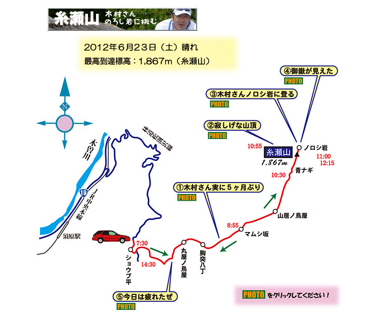 糸瀬山地図