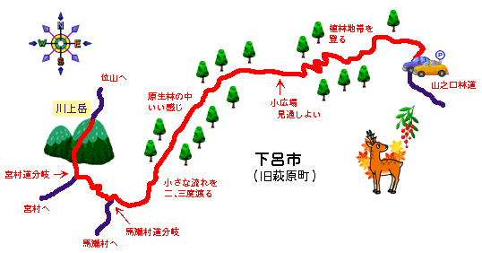 川上岳地図